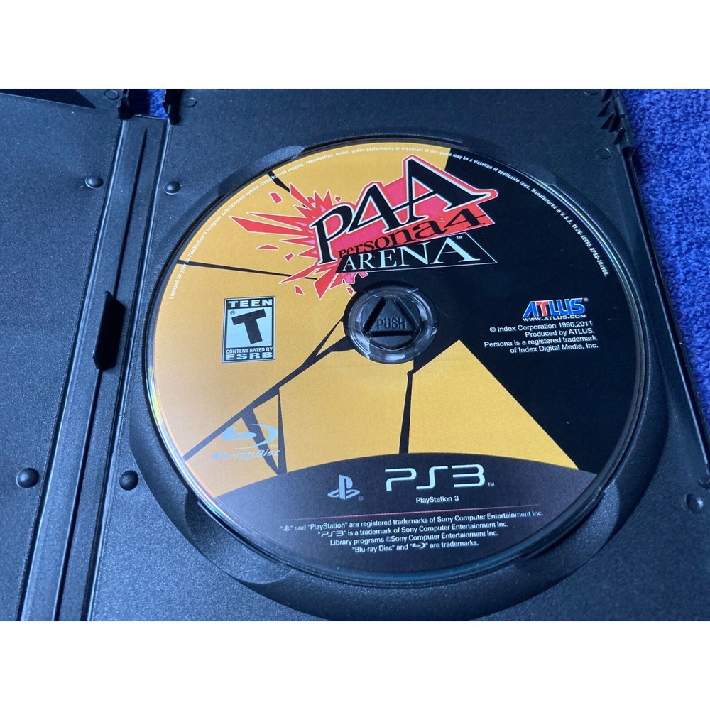 Persona 4 Arena Sony PlayStation 3 2012 Disc Only Tested Fighter